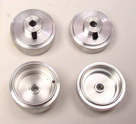 Racer R02 Aluminum set screw wheels for Ferrari 250LM, set of 4